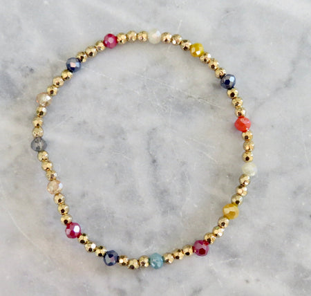 beaded stretch bracelet