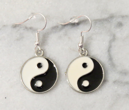 yin yang earrings