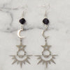 moon and sun earrings