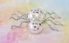 Disco ball spider decor