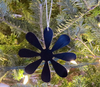 Groovy daisy vinyl ornament