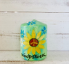 Woodstock hippie candle