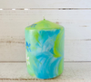 Woodstock hippie candle