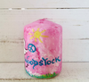 Woodstock hippie candle