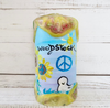 Groovy woodstock candle