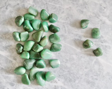 Green aventurine gemstone