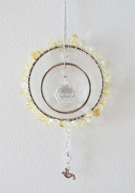 Citrine sun catcher