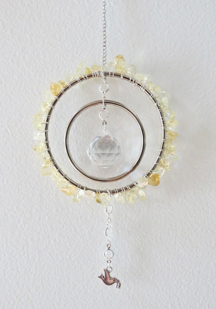 Citrine sun catcher