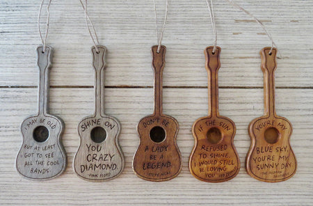 Guitar lyric ornament