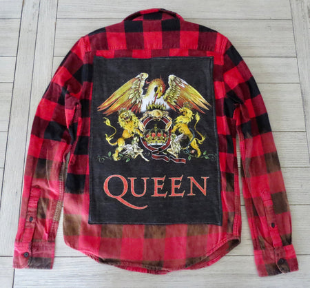 UP-CYCLED Queen flannel