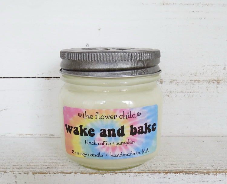 Wake and bake candle