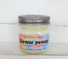 Flower power candle