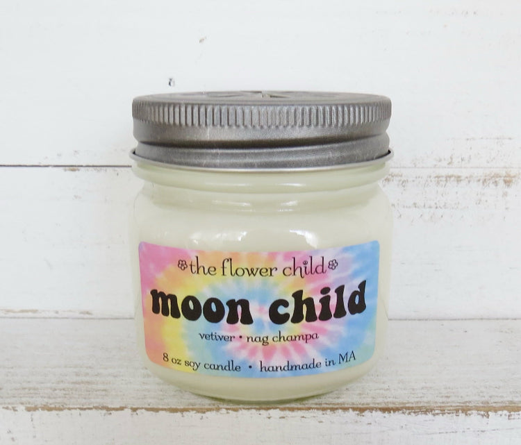 Moon child candle