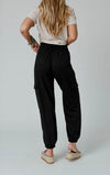 Black boho pants