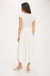 White boho maxi dress