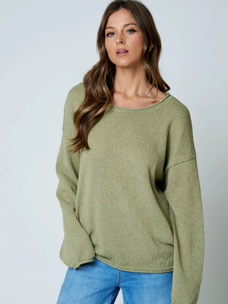 Olive sailor sweater
