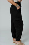 Black boho pants