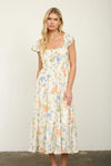 Floral maxi dress