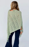 Sage lace poncho