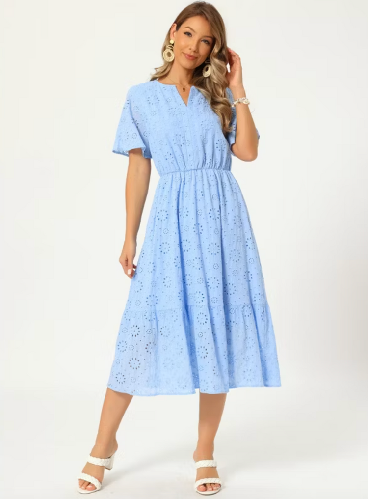 Boho babydoll sundress