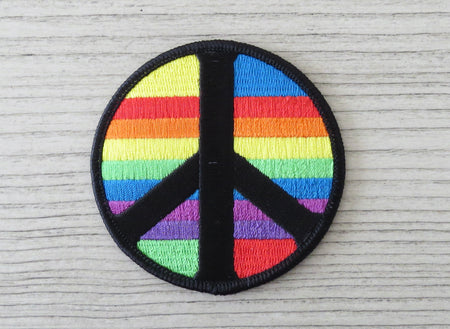 peace sign patch