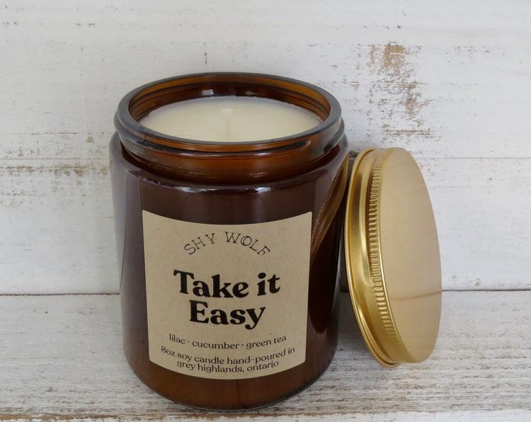 take it easy candle