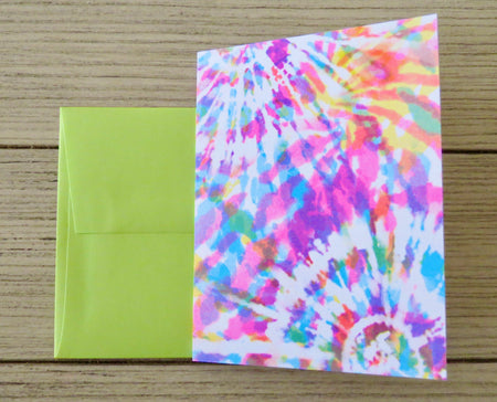 tie dye card