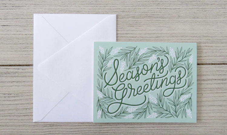 season's greetings card