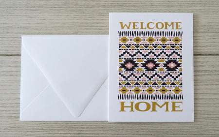 welcome home card